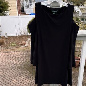 NWOT Lauren Ralph Lauren Cold Shoulder Bell Sleeve Tunic Top Size 8